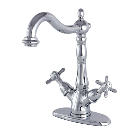 Kingston Brass KS1491BEX Vessel Sink Faucet, Polished Chrome KS1491BEX